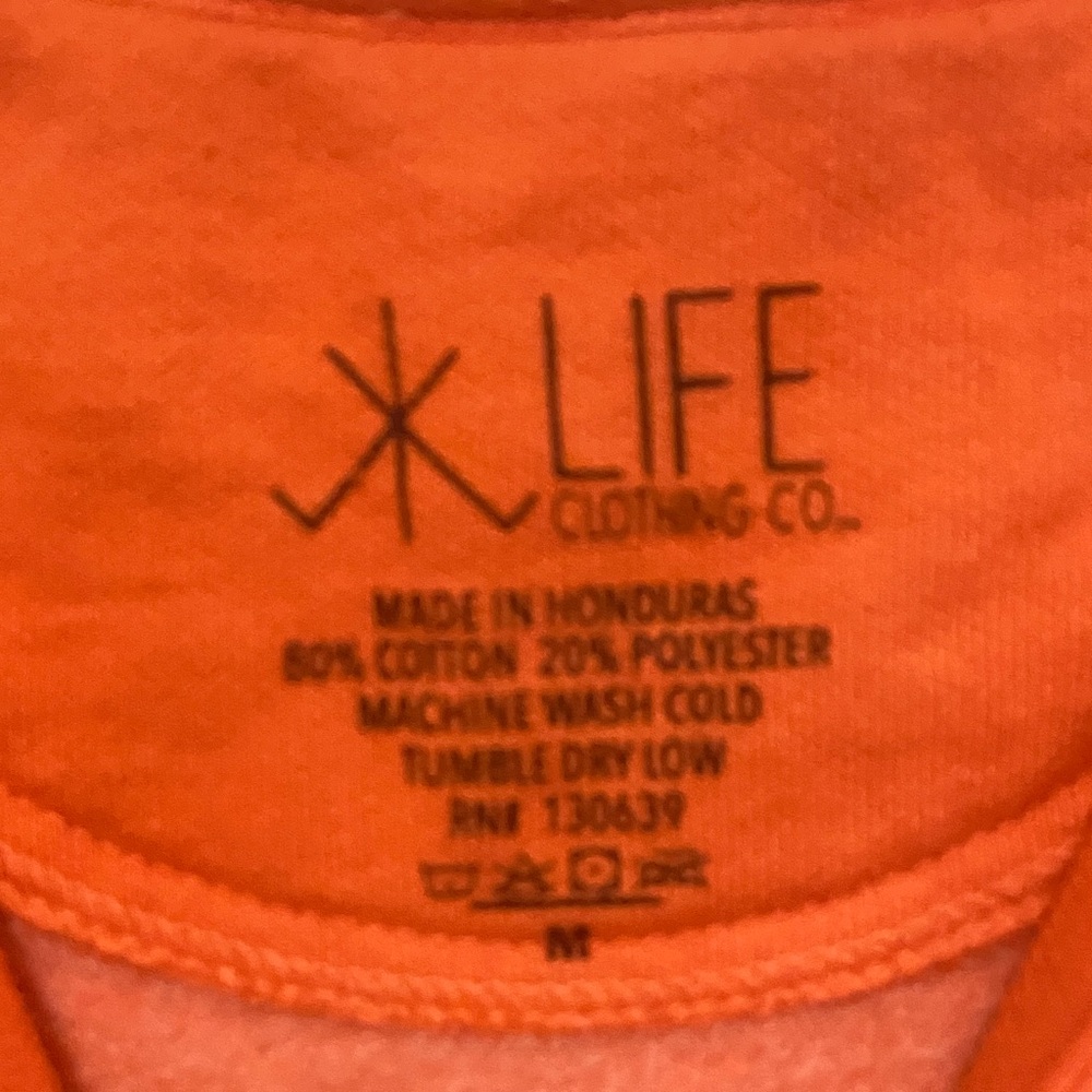 Orange Graphic Sweatshirt - Picture 3 of 4